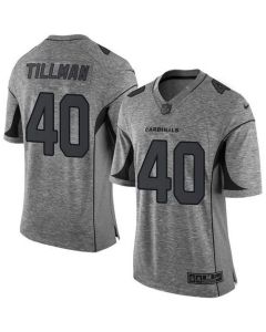 Cardinals #40 Pat Tillman Gray Men's Stitched NFL Limited Gridiron Gray Jersey