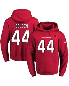 Cardinals #44 Markus Golden Red Name & Number Pullover NFL Hoodie