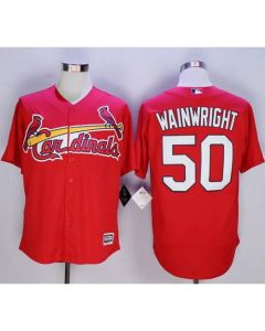 Cardinals #50 Adam Wainwright New Red Cool Base Stitched MLB Jersey