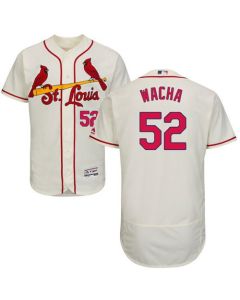 Cardinals #52 Michael Wacha Cream Flexbase Authentic Collection Stitched MLB Jersey