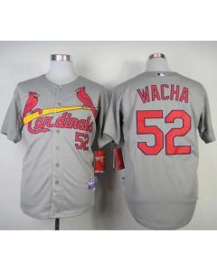 Cardinals #52 Michael Wacha Grey Cool Base Stitched MLB Jersey