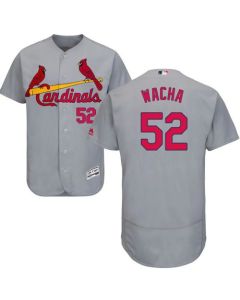 Cardinals #52 Michael Wacha Grey Flexbase Authentic Collection Stitched MLB Jersey