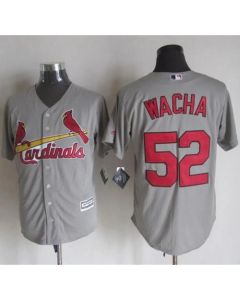 Cardinals #52 Michael Wacha Grey New Cool Base Stitched MLB Jersey
