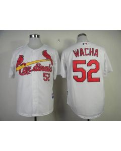 Cardinals #52 Michael Wacha White Cool Base Stitched MLB Jersey