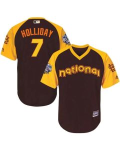 Cardinals #7 Matt Holliday Brown 2016 All-Star National League Stitched Youth MLB Jersey