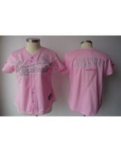 Cardinals #7 Matt Holliday Pink Women's Fashion Stitched MLB Jersey