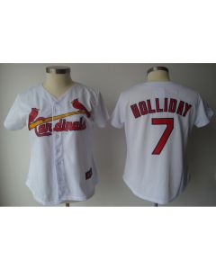 Cardinals #7 Matt Holliday White Women's Fashion Stitched MLB Jersey