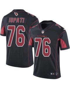 Cardinals #76 Mike Iupati Black Men's Stitched NFL Limited Rush Jersey