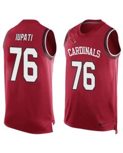 Cardinals #76 Mike Iupati Red Team Color Men's Stitched NFL Limited Tank Top Jersey