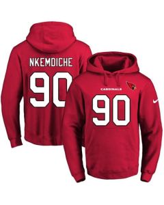 Cardinals #90 Robert Nkemdiche Red Name & Number Pullover NFL Hoodie