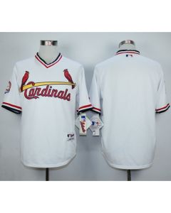 Cardinals Blank White 1982 Turn Back The Clock Stitched MLB Jersey
