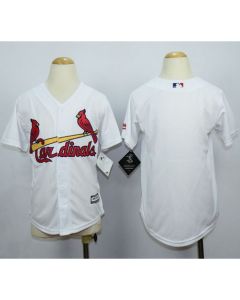 Cardinals Blank White Cool Base Stitched Youth MLB Jersey