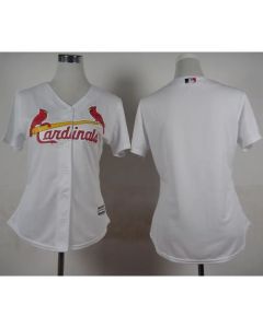 Cardinals Blank White Women's Fashion Stitched MLB Jersey