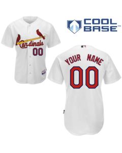 Cardinals Customized Authentic White Cool Base MLB Jersey