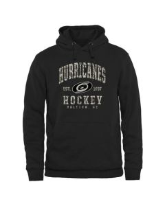 Carolina Hurricanes Camo Stack Pullover Hoodie Black
