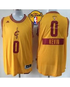 Cavaliers #0 Kevin Love Gold 2014-15 Christmas Day The Finals Patch Stitched Youth NBA Jersey