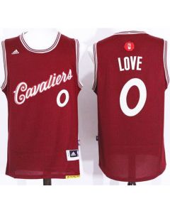 Cavaliers #0 Kevin Love Red 2015-2016 Christmas Day Stitched NBA Jersey