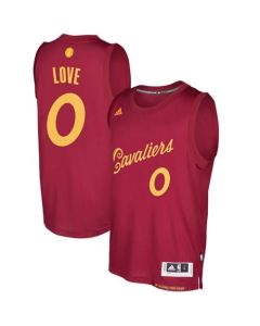 Cavaliers #0 Kevin Love Red 2016-2017 Christmas Day Stitched NBA Jersey