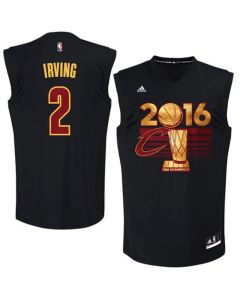Cavaliers #2 Kyrie Irving Black 2016 NBA Finals Champions Stitched NBA Jersey