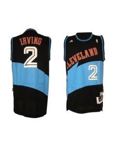 Cavaliers #2 Kyrie Irving Black ABA Hardwood Classic Fashion Stitched NBA Jersey