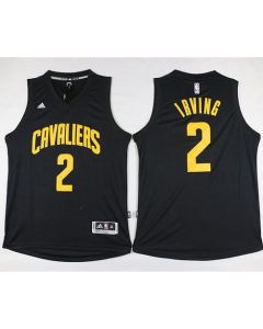 Cavaliers #2 Kyrie Irving Black Fashion Stitched NBA Jersey