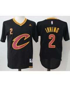 Cavaliers #2 Kyrie Irving Black Short Sleeve "C" Stitched NBA Jersey