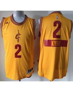 Cavaliers #2 Kyrie Irving Gold 2014-15 Christmas Day Stitched Youth NBA Jersey
