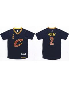 Cavaliers #2 Kyrie Irving Navy Blue 2015-2016 Season Stitched NBA Jersey