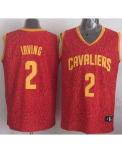 Cavaliers #2 Kyrie Irving Red Crazy Light Stitched NBA Jersey