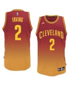 Cavaliers #2 Kyrie Irving Red Resonate Fashion Swingman Stitched NBA Jersey