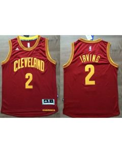 Cavaliers #2 Kyrie Irving Red Revolution 30 Stitched NBA Jersey
