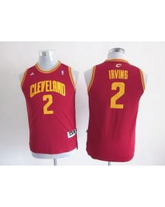 Cavaliers #2 Kyrie Irving Red Stitched Youth NBA Jersey