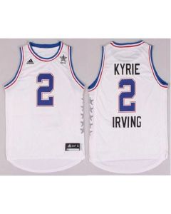 Cavaliers #2 Kyrie Irving White 2015 All Star Stitched NBA Jersey