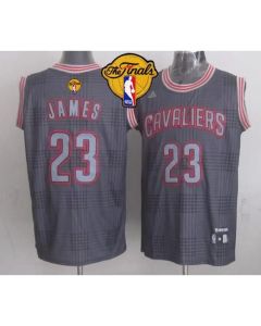 Cavaliers #23 LeBron James Black Rhythm Fashion The Finals Patch Stitched NBA Jersey