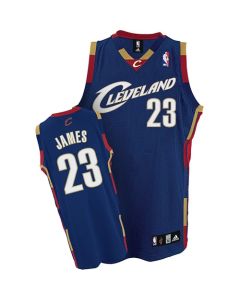 Cavaliers #23 LeBron James Dark Blue Stitched Youth NBA Jersey