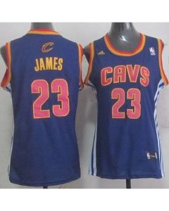 Cavaliers #23 LeBron James Light Blue Women's Fashion Stitched NBA Jersey