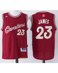 Cavaliers #23 LeBron James Red 2015-2016 Christmas Day Stitched NBA Jersey
