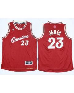 Cavaliers #23 LeBron James Red 2015-2016 Christmas Day Stitched Youth NBA Jersey