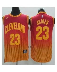 Cavaliers #23 LeBron James Red Resonate Fashion Stitched NBA Jersey