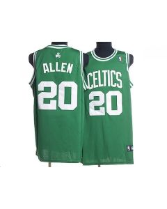 Celtics #20 Ray Allen Stitched Green White Number NBA Jersey