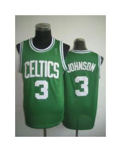 Celtics #3 Dennis Johnson Green Throwback Stitched NBA Jersey