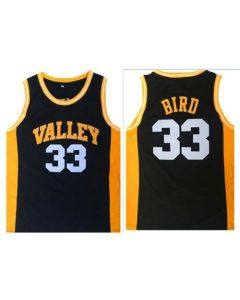 Celtics #33 Larry Bird Black Springs Valley High School Stitched NBA Jersey