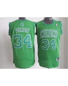 Celtics #34 Paul Pierce Green Big Color Fashion Stitched NBA Jersey