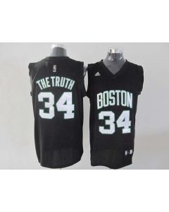 Celtics #34 Paul Pierce Stitched Black The Truth Fashion NBA Jersey