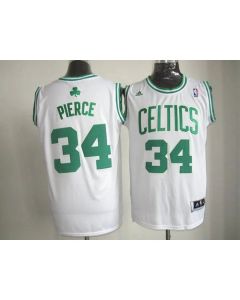 Celtics #34 Paul Pierce Stitched White NBA Jersey