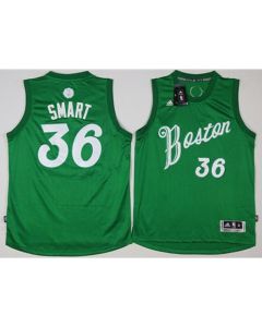 Celtics #36 Marcus Smart Green 2016-2017 Christmas Day Stitched NBA Jersey