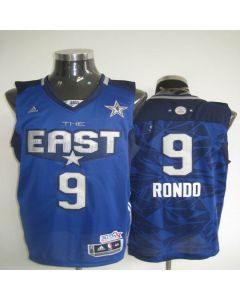Celtics #9 Rajon Rondo Blue 2011 All Star Stitched NBA Jersey