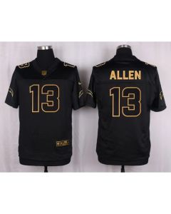Chargers #13 Keenan Allen Black Men's Stitched NFL Elite Pro Line Gold Collection Jersey