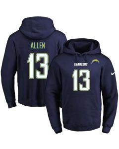 Chargers #13 Keenan Allen Navy Blue Name & Number Pullover NFL Hoodie