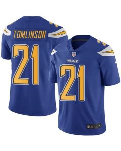 Chargers #21 LaDainian Tomlinson Electric Blue Youth Stitched NFL Limited Rush Jersey